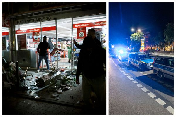 Destruction de magasins et renforts de policiers dans la nuit de samedi 20 à dimanche 21 juin 2020 à Stuttgart