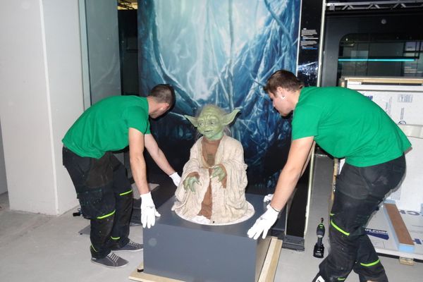 Yoda est sorti de sa boîte avec d'infinies précautions