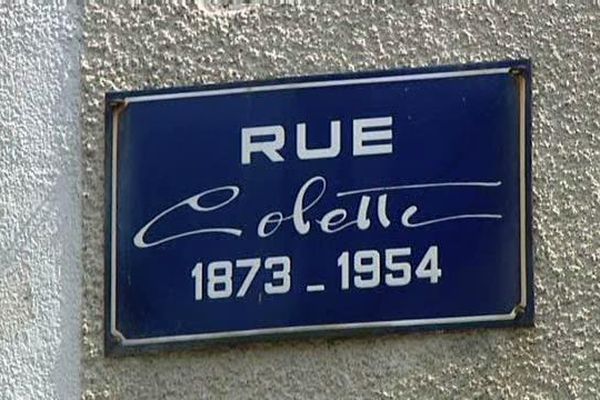 La rue Colette à Saint-Sauveur-en-Puisaye