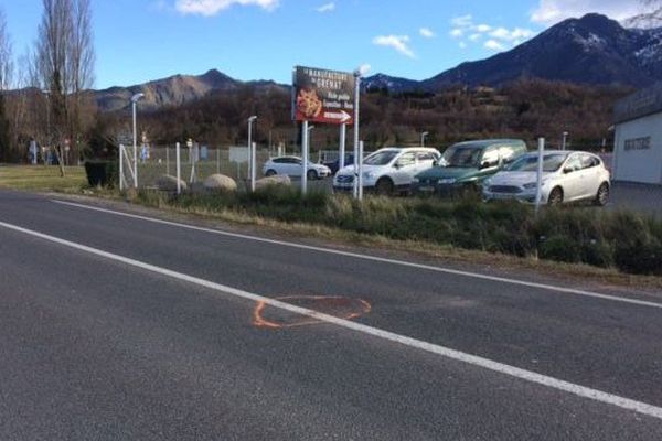 C' est ici, sur la RD 116 , à la sortie de PRADES , en direction de Perpignan que le drame s'est produit. 