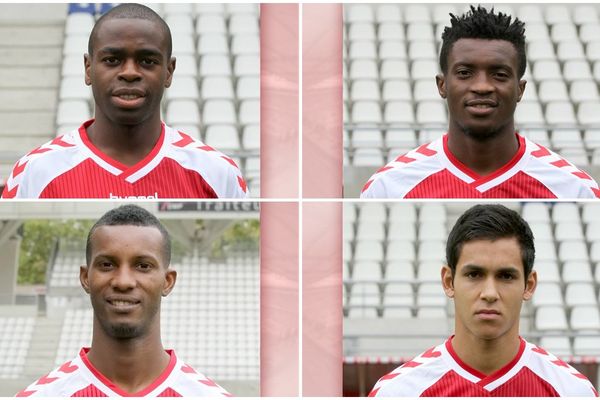 Prince Oniangué, Benjamin Moukandjo, Odair Fortes, Aïssa Mandi.