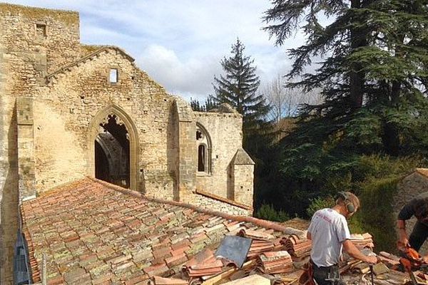 Saint-Martin-le-Vieil (Aude) - l'Abbaye de Villelongue - 3 novembre 2015.