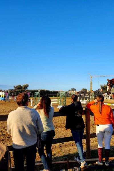 Le public a pu suivre, au plus près, les différetns concours de saut d'obstacles.