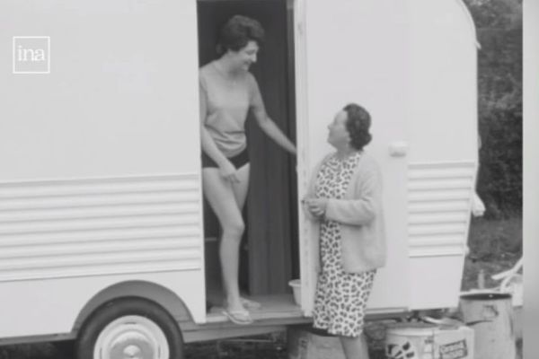 L'essor du camping dans les années 60