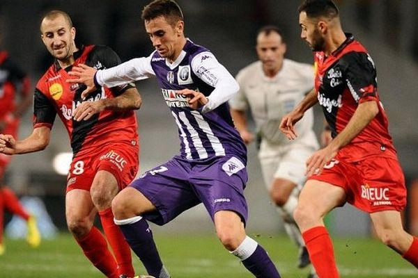 Guingamp a été dominé par Toulouse toute la seconde période. 