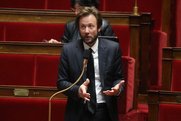 Le député socialiste Boris Vallaud le 21 mars 2021 à l'Assemblée nationale.