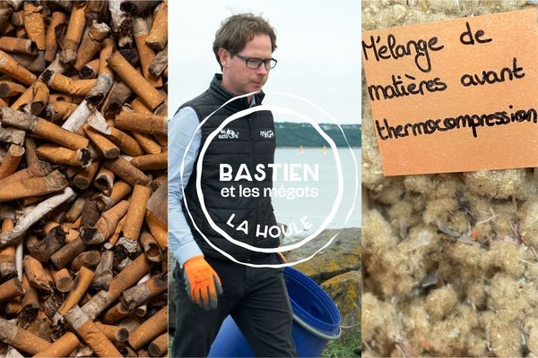 En France, plus de 23 milliards de mégots sont jetés chaque année, notamment sur les plages. Bastien Lucas a monté un système de collecte et recyclage des mégots.