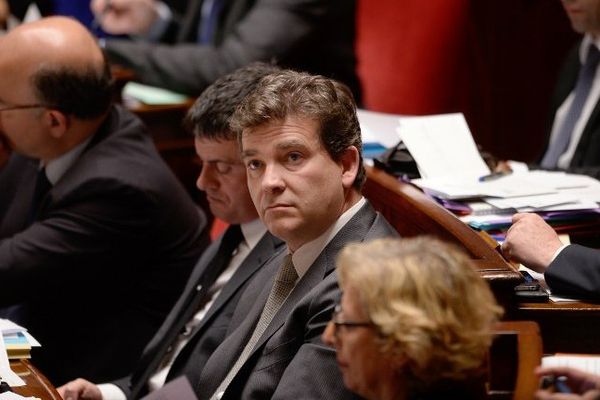 Arnaud Montebourg, ce mercredi 8 janvier à l'Assemblée Nationale