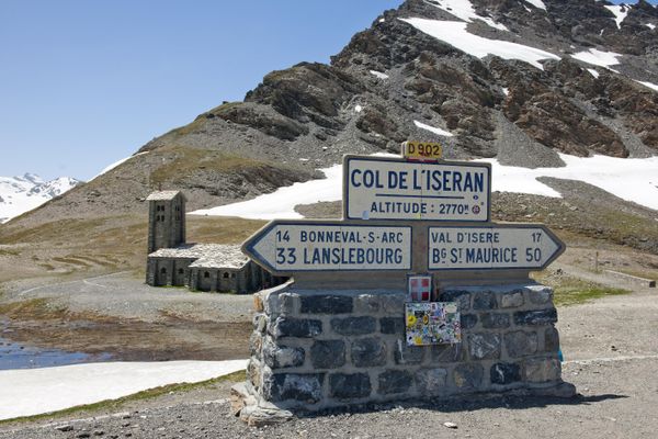 Illustration. Le col de l'Iseran, comme le col du Galibier, sont fermés depuis le vendredi 20 octobre.