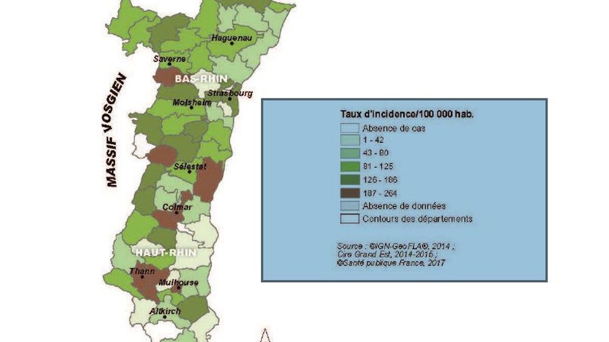 Maladie De Lyme En Alsace Un Nombre De Cas Deux Fois Superieur A La Moyenne Nationale