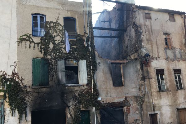 L'incendie est parti du garage.