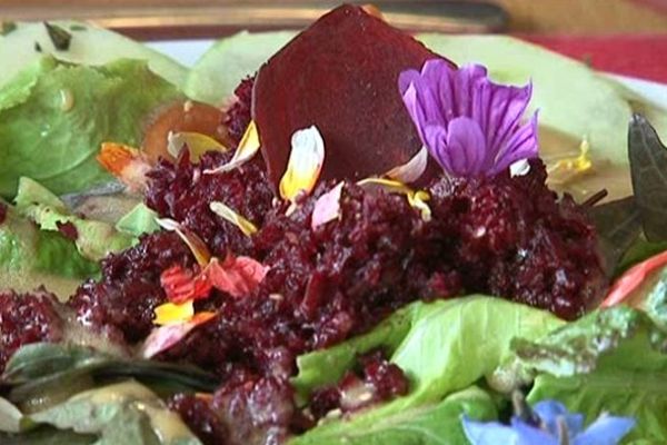 Les produits viennent du jardin des propriétaires. 