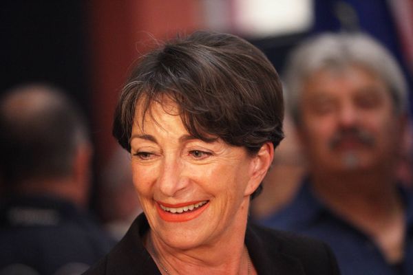 Josette Pons lors des élections municipales de 2014 à Brignoles