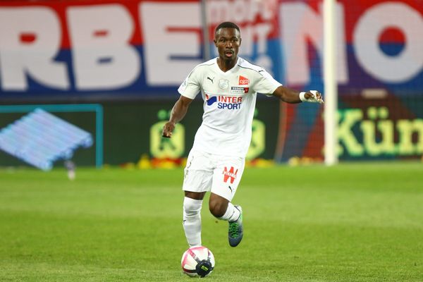 Khaled Adenon, ici au stade Michel-d'Ornano le 29 septembre contre le Stade Malherbe de Caen (défaite 1-0).