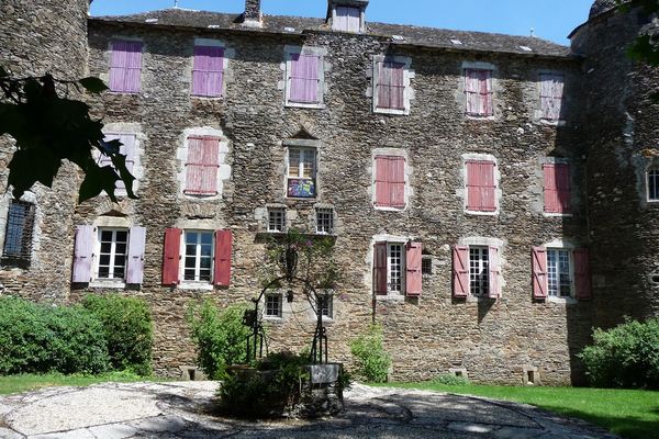 Le château de Bosc, à Camjac (Aveyron), où le peintre Toulouse-Lautrec a grandi. 