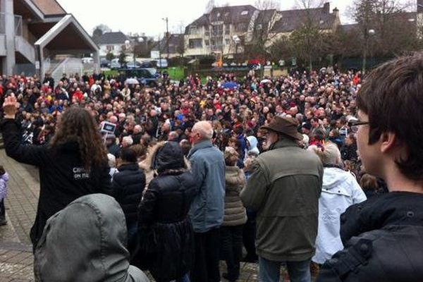 Le rassemblement à Auray (56)