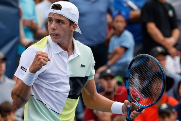 Arthur Cazaux à l'US Open de tennis, août 2023.