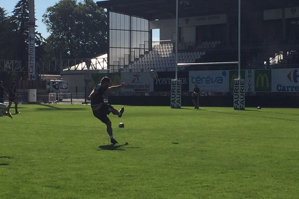 Vendredi 2 septembre 2016, dernier entraînement du CAB à la veille du  match contre Toulon 