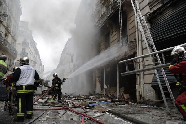 Deux pompiers sont décédés lors de l'intervention rue de Trévise, le 12 janvier 2019.