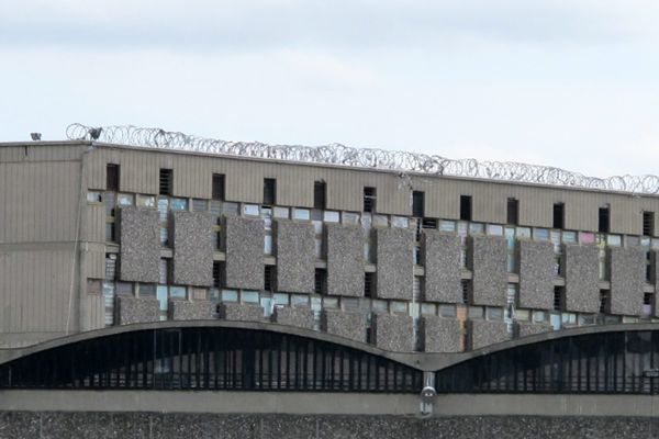 Le centre pénitentiaire de Fleuy-Mérogis dans l'Essonne