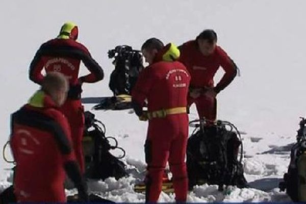 Des conditions de plongée extrêmes pour les sapeurs pompiers en stage.