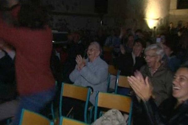 La joie des habitants au moment du verdict et de l'annonce de la troisième place