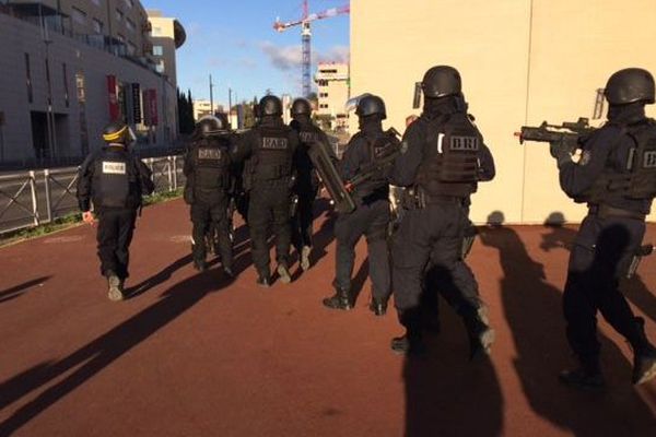 Les forces du raid participent à l'exercice