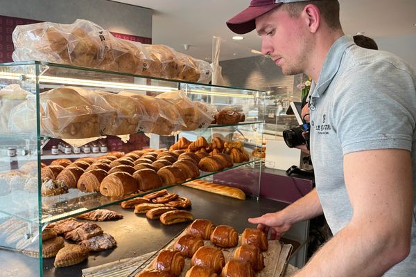 Sylvain Belouin, champion de France du pain au chocolat