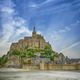 Un ciel éclairci sur le Mont-Saint-Michel, ce DIMANCHE.