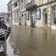 A Bayonne, la marée haute ce jeudi soir a fait déborder la Nive.