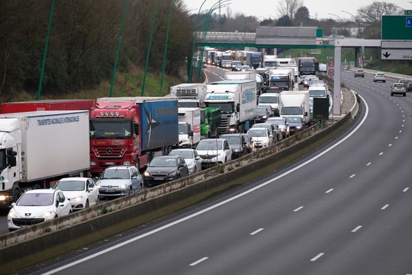 Comme sur cette photo d'illustration prise à Toulouse en 2018, l'opération escargot prévue sur l'autoroute A ce jeudi 2 février devrait créer de "très fortes perturbations".