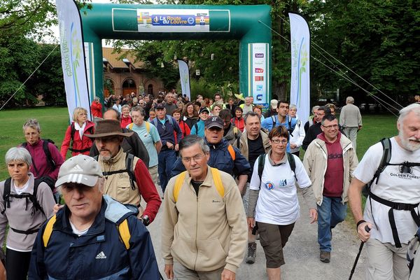 Route du louvre 2011, ambiance sur la randos de 28 KM. 