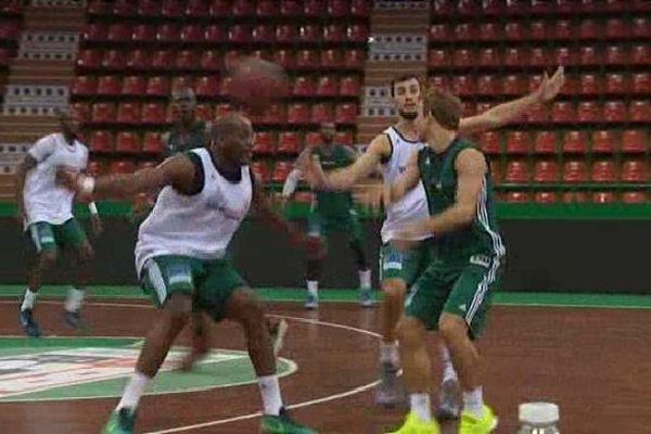 Le CSP à l'entraînement ce matin à Beaublanc