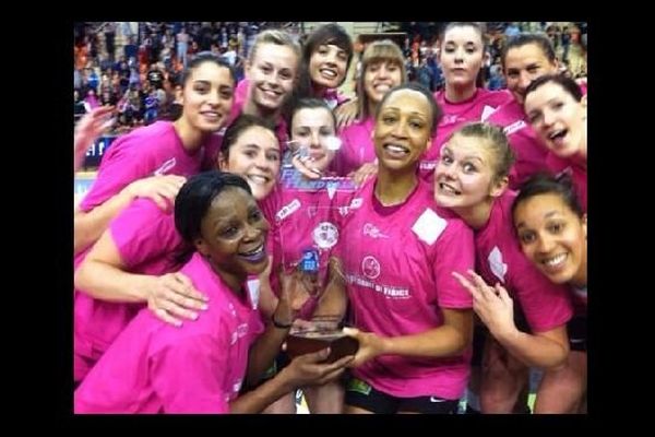 Les handballeuses du Cercle Dijon Bourgogne 