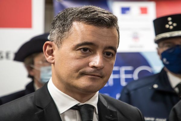 Gérald Darmanin en visite à Limoges lundi 11 janvier 