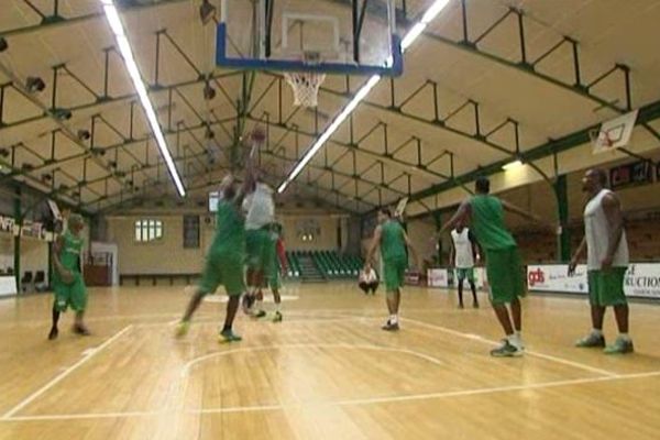 Le Limoges Csp à l'entrainement avant d'affronter Strasbourg