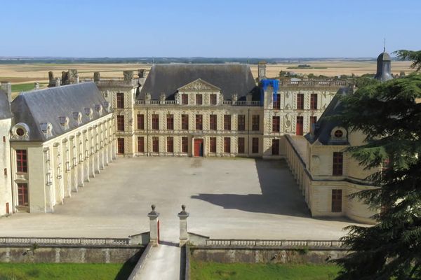 Le château d'Oiron bâti au XVIème siècle