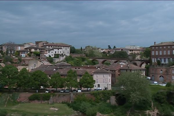 la ville de Gaillac dans le Tarn