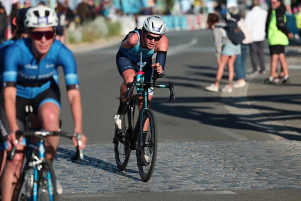 Antoine Lamarche, triathlète accompli.