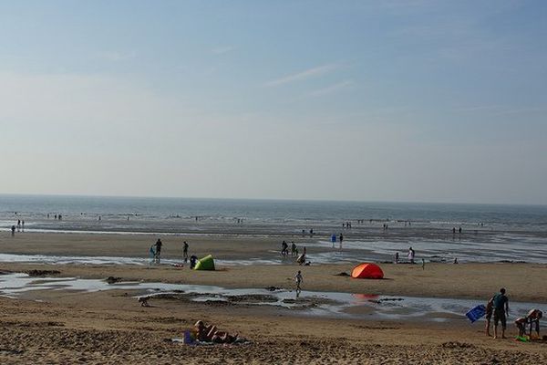 La plage d'Oostduinkerke.