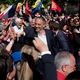 Raphaël Glucksmann en meeting pour les élections européennes à Montpellier le 18 mai 2024.