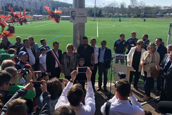 Loic Perrin a désormais un terrain a son nom à saint-Etienne