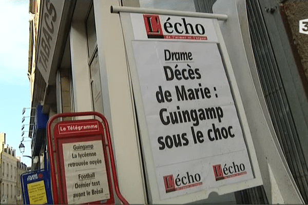 Décès de Marie à Guingamp