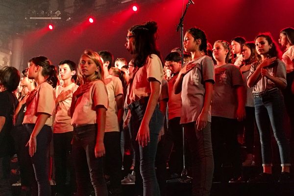 Les 750 collégiens choristes de l'Aube à l'unisson était hier à l'Espace Argence à Troyes pour l'ouverture des Nuits de Champagne 2018. 