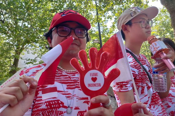 Alfarel, l'un des étudiants indonésiens.