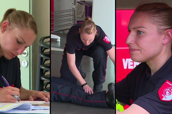 Stéphanie Richoud, sapeur-pompier, est spécialisée dans le service aux personnes