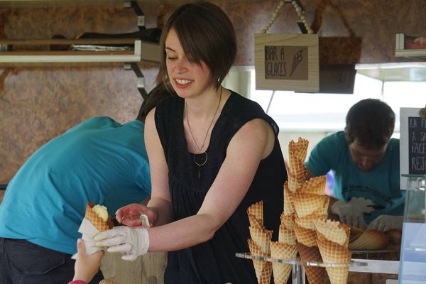 Pauline Joly, éleveuse et cocréatrice de la glace au Maroilles