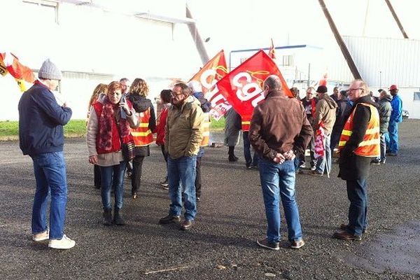 Des salariés de STX à Lorient