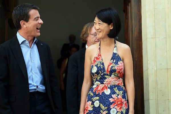 En juillet, Manuel Valls était à Avignon avec Fleur Pellerin lors du festival de Théâtre d'Avignon.