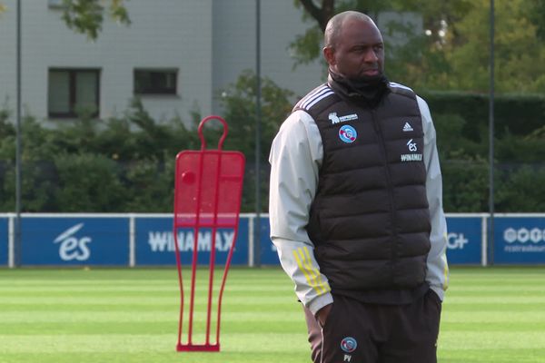 Patrick Vieira, entraineur du RC Strasbourg - Alsace - 2023